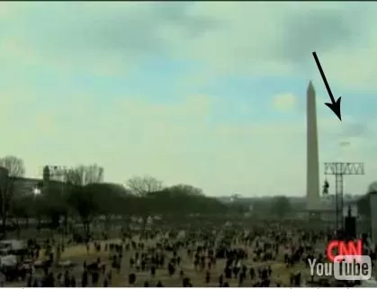 Εξωγήινοι στην ορκωμοσία του Ομπάμα ??