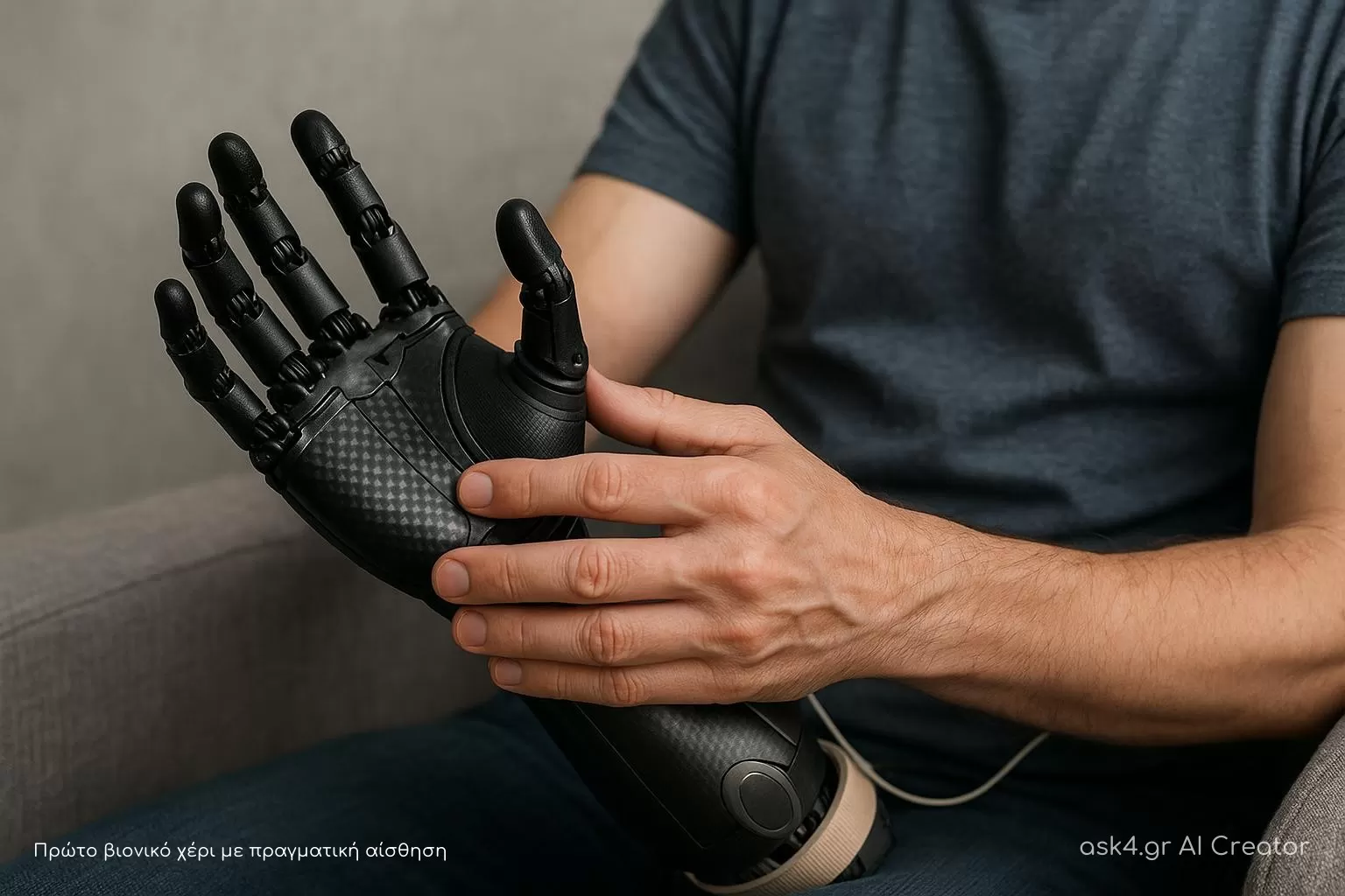 Πρώτο βιονικό χέρι με πραγματική αίσθηση