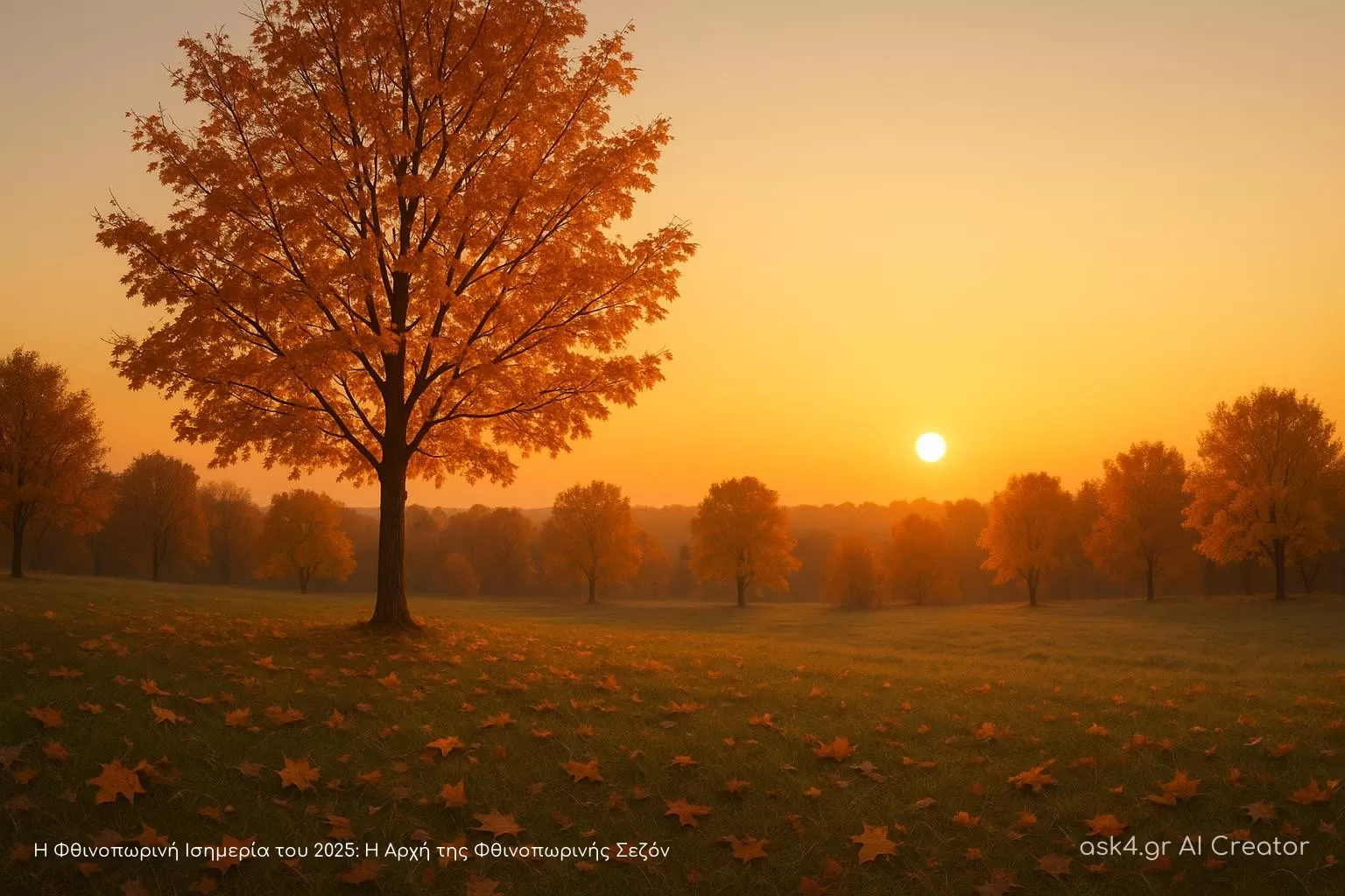 Η Φθινοπωρινή Ισημερία του 2025: Η Αρχή της Φθινοπωρινής Σεζόν