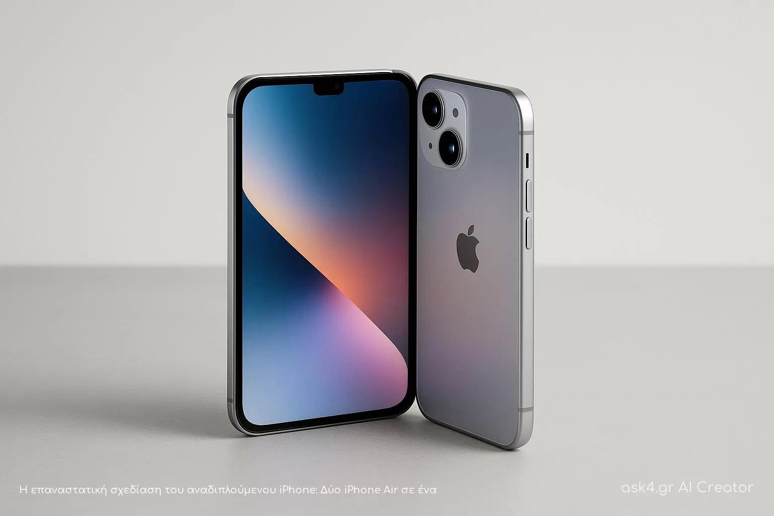 Η επαναστατική σχεδίαση του αναδιπλούμενου iPhone: Δύο iPhone Air σε ένα