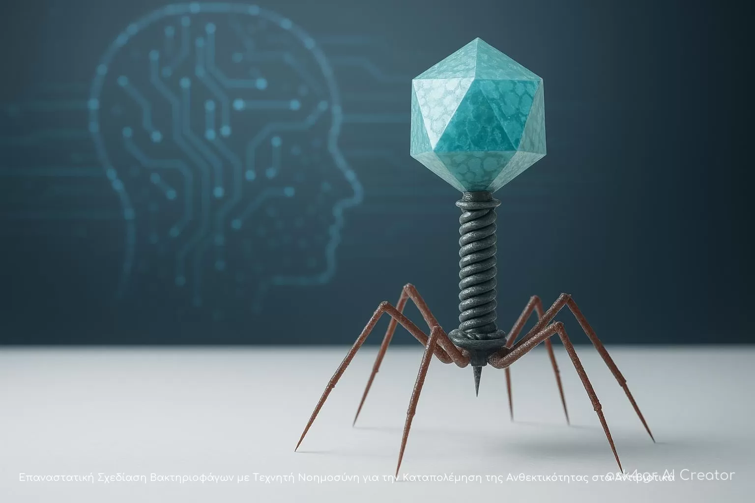 Επαναστατική Σχεδίαση Βακτηριοφάγων με Τεχνητή Νοημοσύνη για την Καταπολέμηση της Ανθεκτικότητας στα Αντιβιοτικά