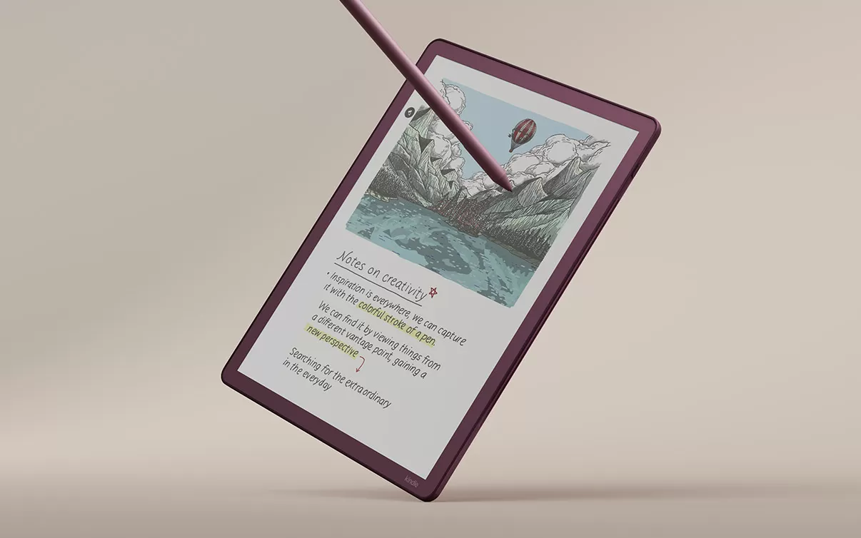 Νέος Kindle Scribe: Χρώμα και Παραγωγικότητα